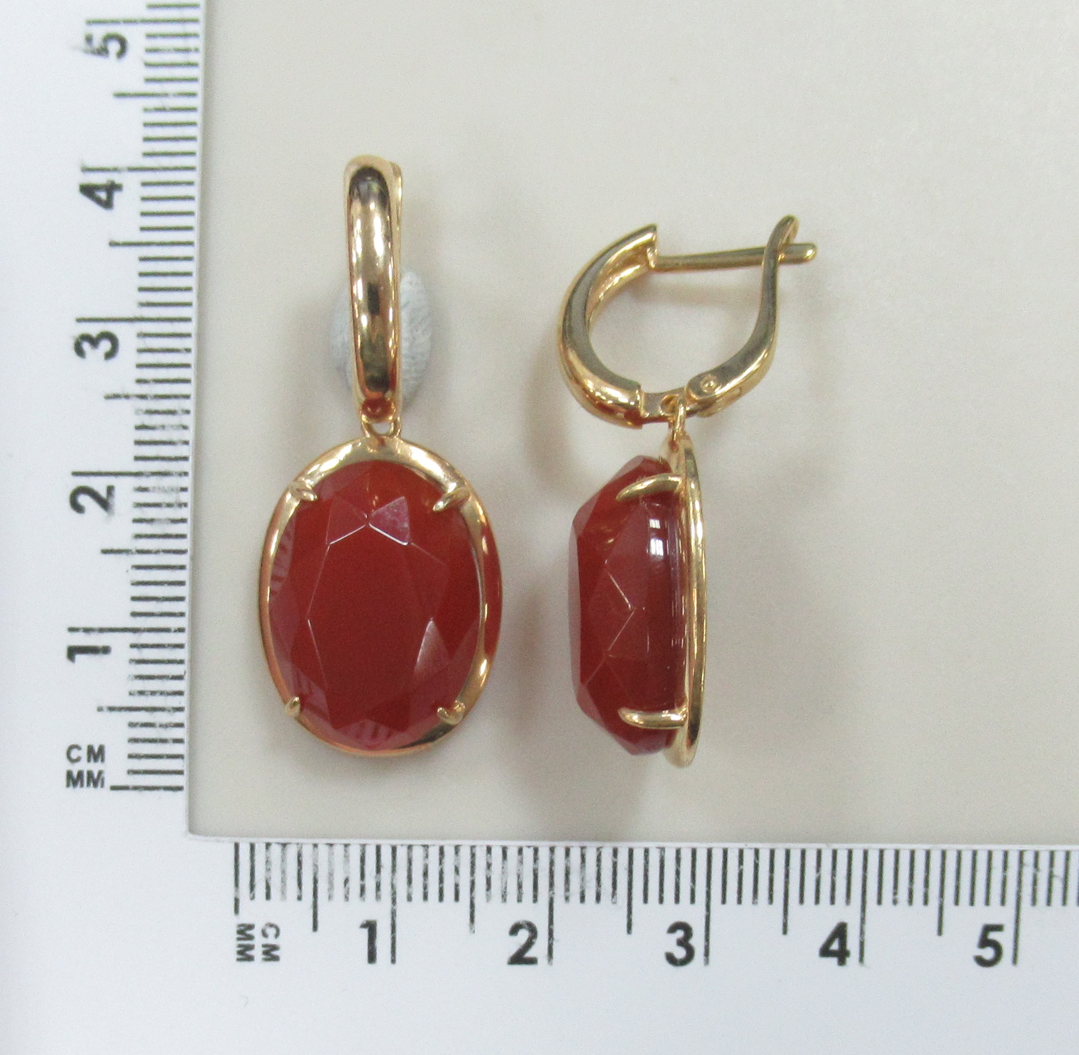 Серебряные серьги с агатами